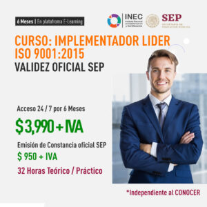 IMPLEMENTADOR LIDER ISO 9001:2015