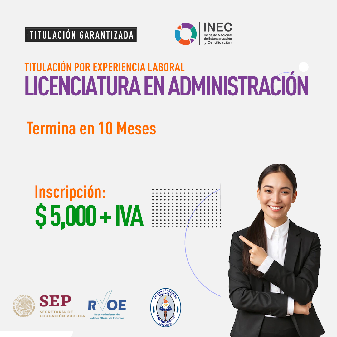 Licenciatura en AdministraciĂłn